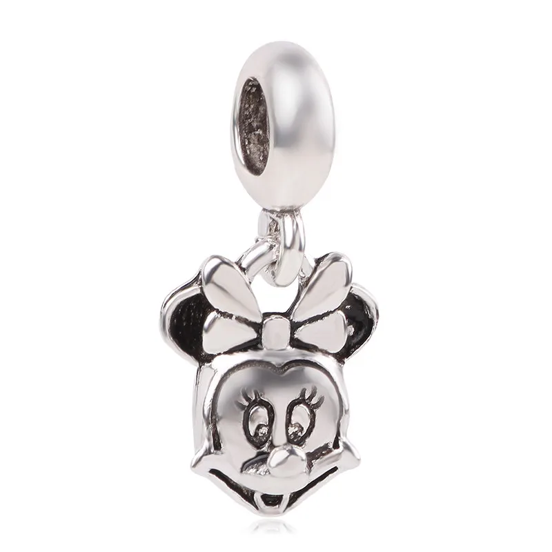 K-271 Couqcy Новинка бусинка из ленты Микки сказочное животное Любовь Шарм Подходит Pandora браслет ожерелье сделай сам женское ювелирное изделие подарок - Цвет: K-271