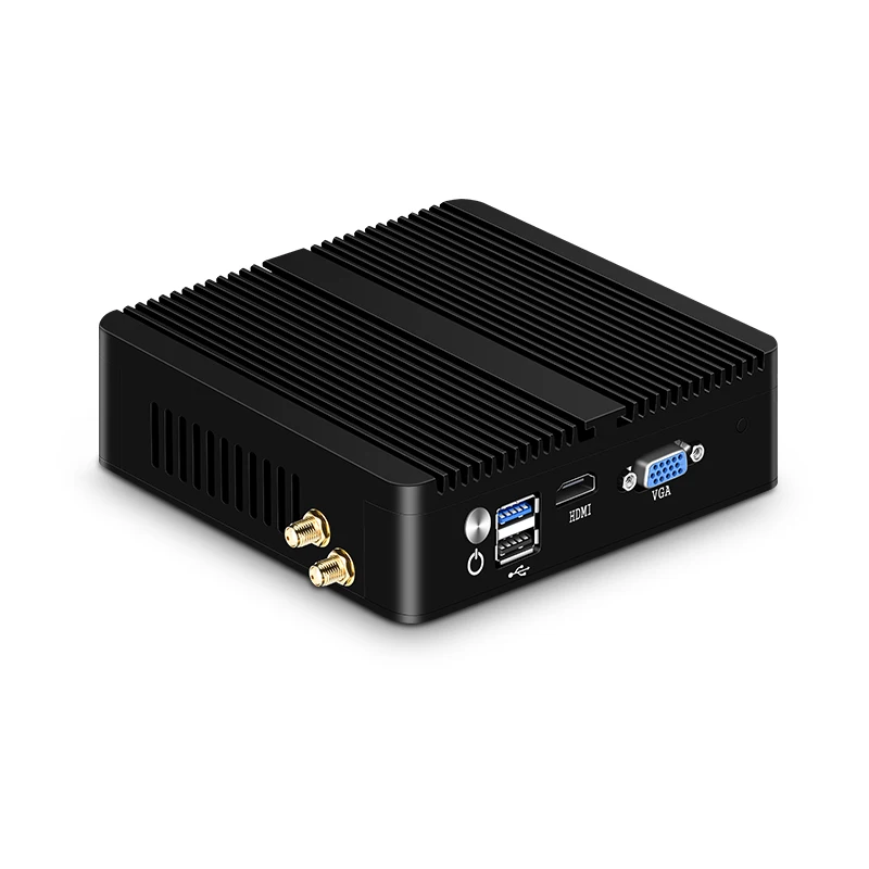 BEBEPC безвентиляторный мини ПК 4 LAN Celeron J1900 Quad Core J1800 N2830 маршрутизатор брандмауэра