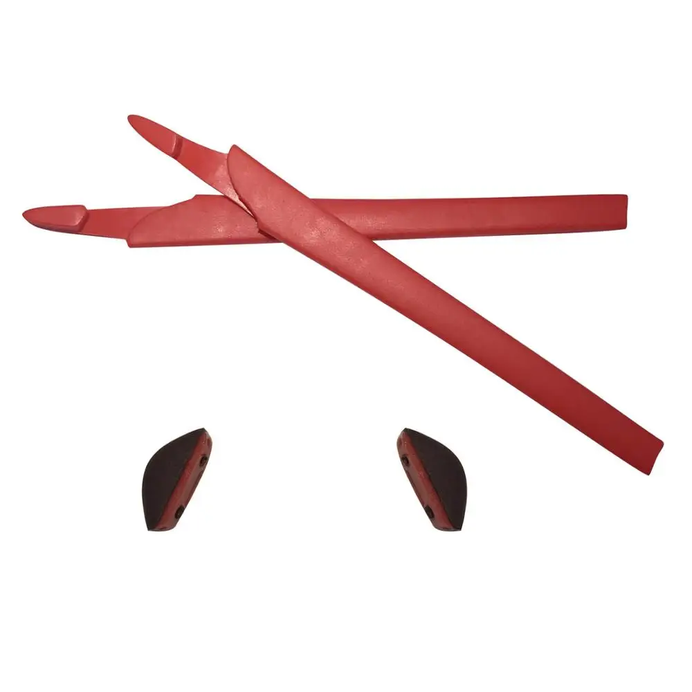 RED HKUCO Сменный Набор силиконовых ножек для Cross link PRO SWITCH& SWEEP Солнцезащитные очки ушные вкладыши резиновый комплект - Цвет линз: RED