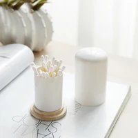 050 new arrival creative shaped automatic toothpick holder pocket small toothpick box simple dust proof toothpick box 669 5cm