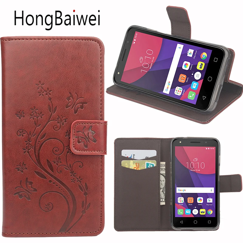HongBaiwei для HOMTOM HT3 Pro Чехол кожаный с цветочным узором флип Роскошный кошелек
