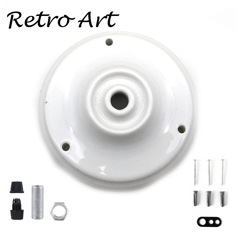 

Vintage Ceramic Porcelain Ceiling Rose edison style ceiling canopy