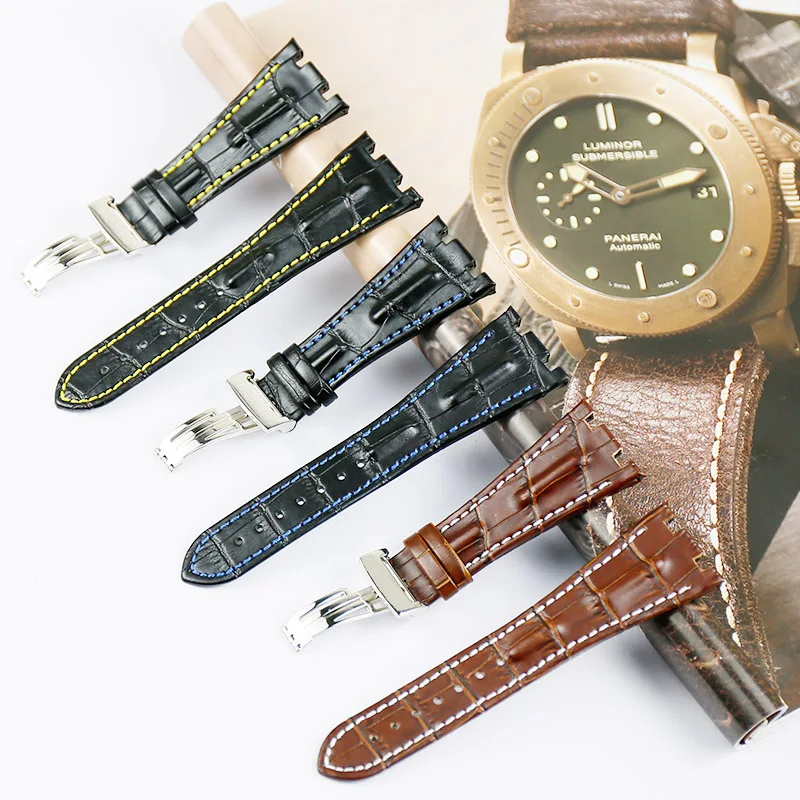 Мужской деловой высококачественный кожаный ремешок для серии AP 28 мм женщин