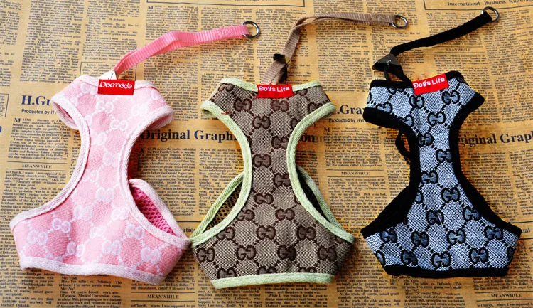 Комфорт Мягкой Дышащей Собаки Жгут Пэт Жилет Плюшевый Тягового Каната Собака