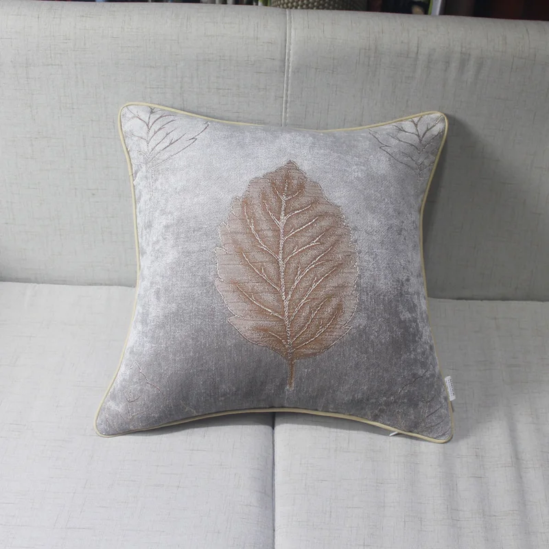 Роскошный чехол для подушки в европейском стиле элегантный жаккардовый с