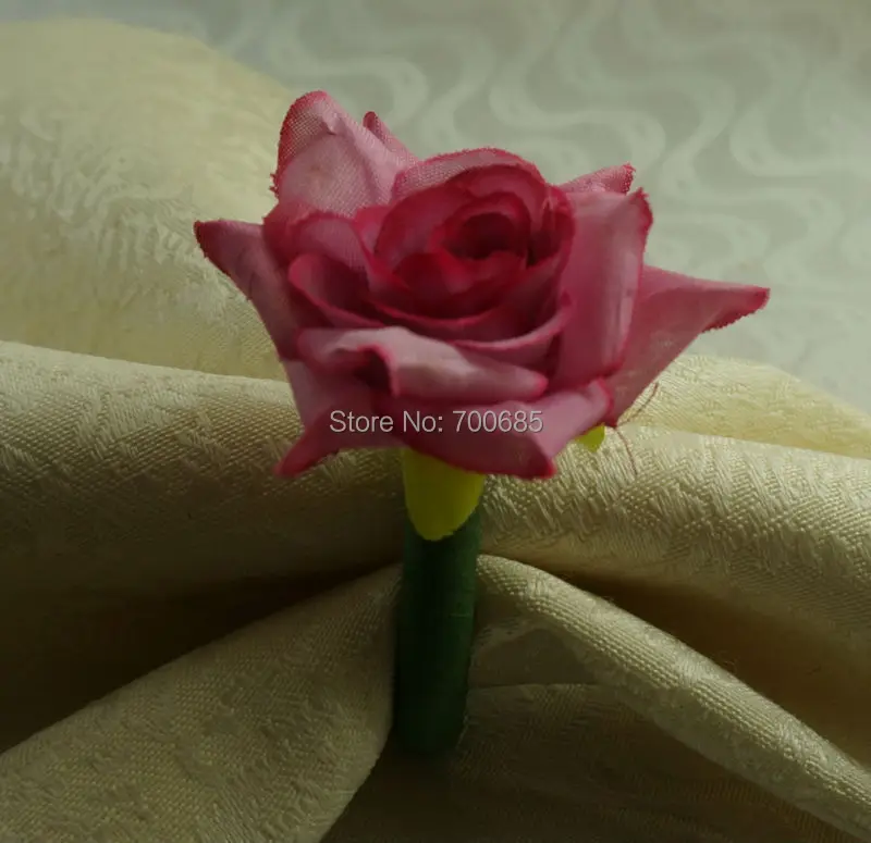 

Шелковая Роза ручной работы, фотодержатель для салфеток,