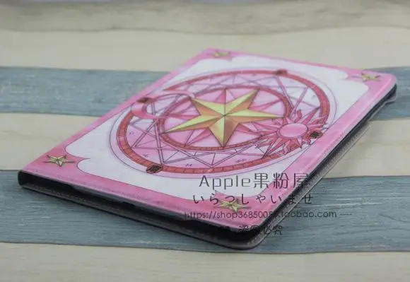 Аниме Cardcaptor Card captor Сакура КИНОМОТО мультфильм милый Стенд кожаный чехол для Apple iPad 6543 Air 2 Mini Pro Косплей