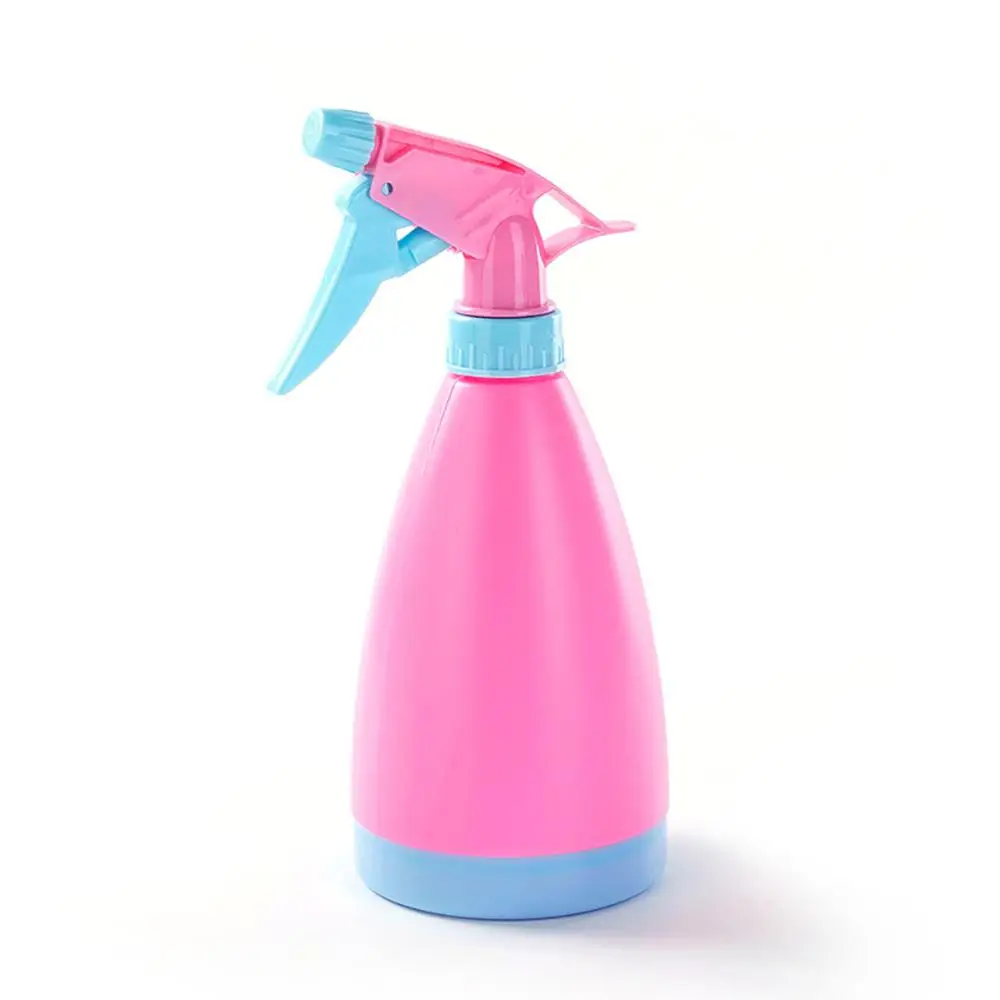 Pink Пустая бутылка с распылителем, пластиковый распылитель воды для полива цветов для салонных растений, ручной распылитель с насосом, триггер действия - Цвет: Pink