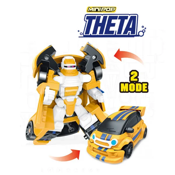 THETAwithout box 19 стилей, юные игрушки, Корея, мультфильм, деформация, робот Tobot Brothers, аниме Tobot, квартран, игрушки для детей, деформация автомобиля, Juguetes - Цвет: THETAwithout box