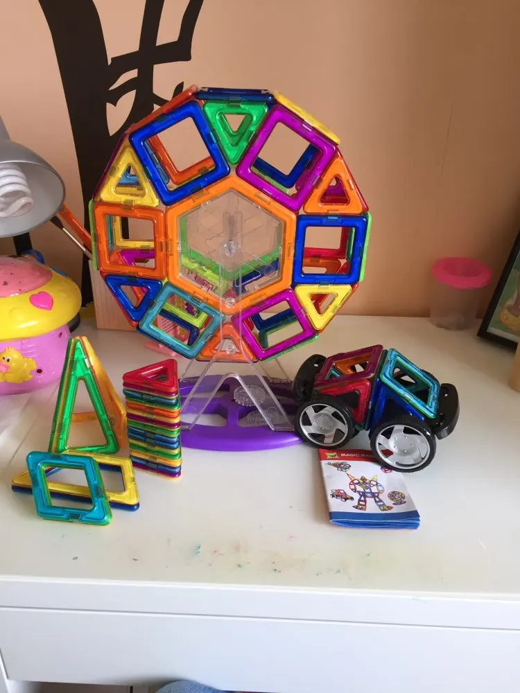 100 шт. Большие размеры магнитных блоков модели и строительные блоки игрушка