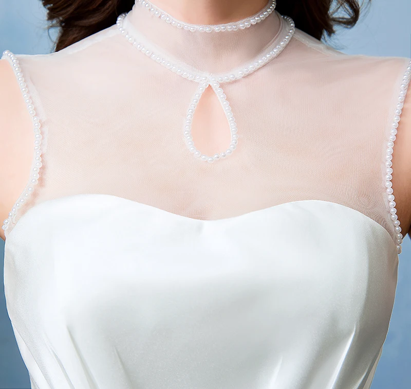 Модные Классические Vestido De Noiva 2021 Новый дизайн Элегантный Милая кружевной длинный