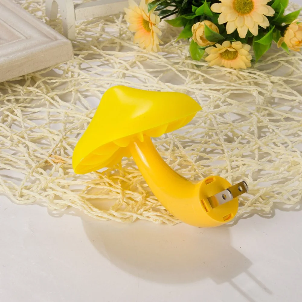 Новинка автоматический светодиодный Ночной светильник в виде гриба настенный с