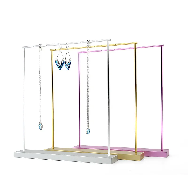 Metal 3 Colors Chain Pendant Display Holder Jewelry Stand Earrings Shelf | Украшения и аксессуары