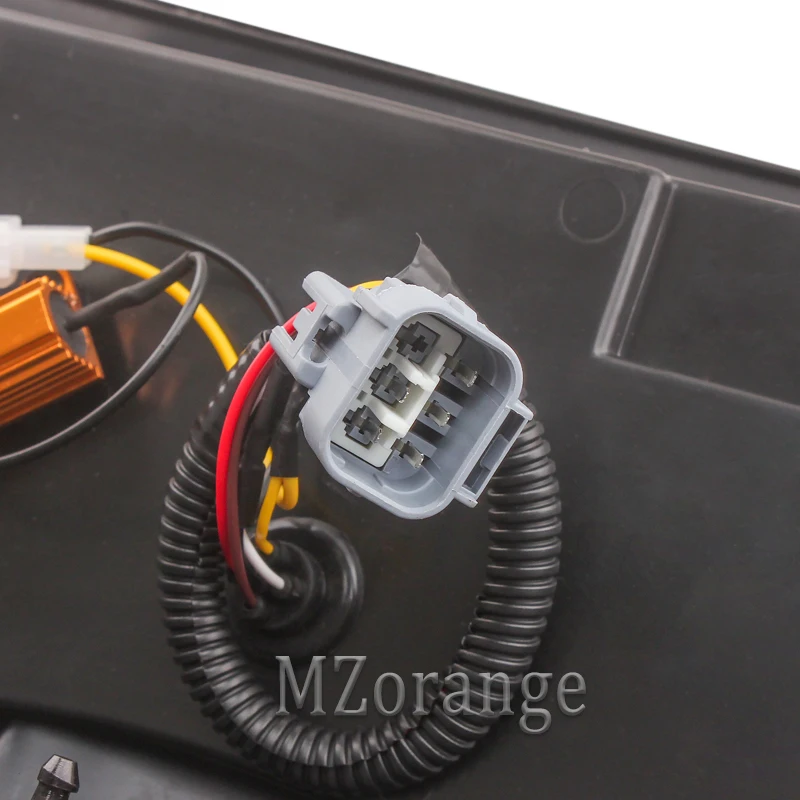 Mzorange 32x38 см Автомобильный задний светильник s тормозные лампы дымчатый светодиодный ABS для Toyota Hilux Vigo Revo задний светильник- простая установка