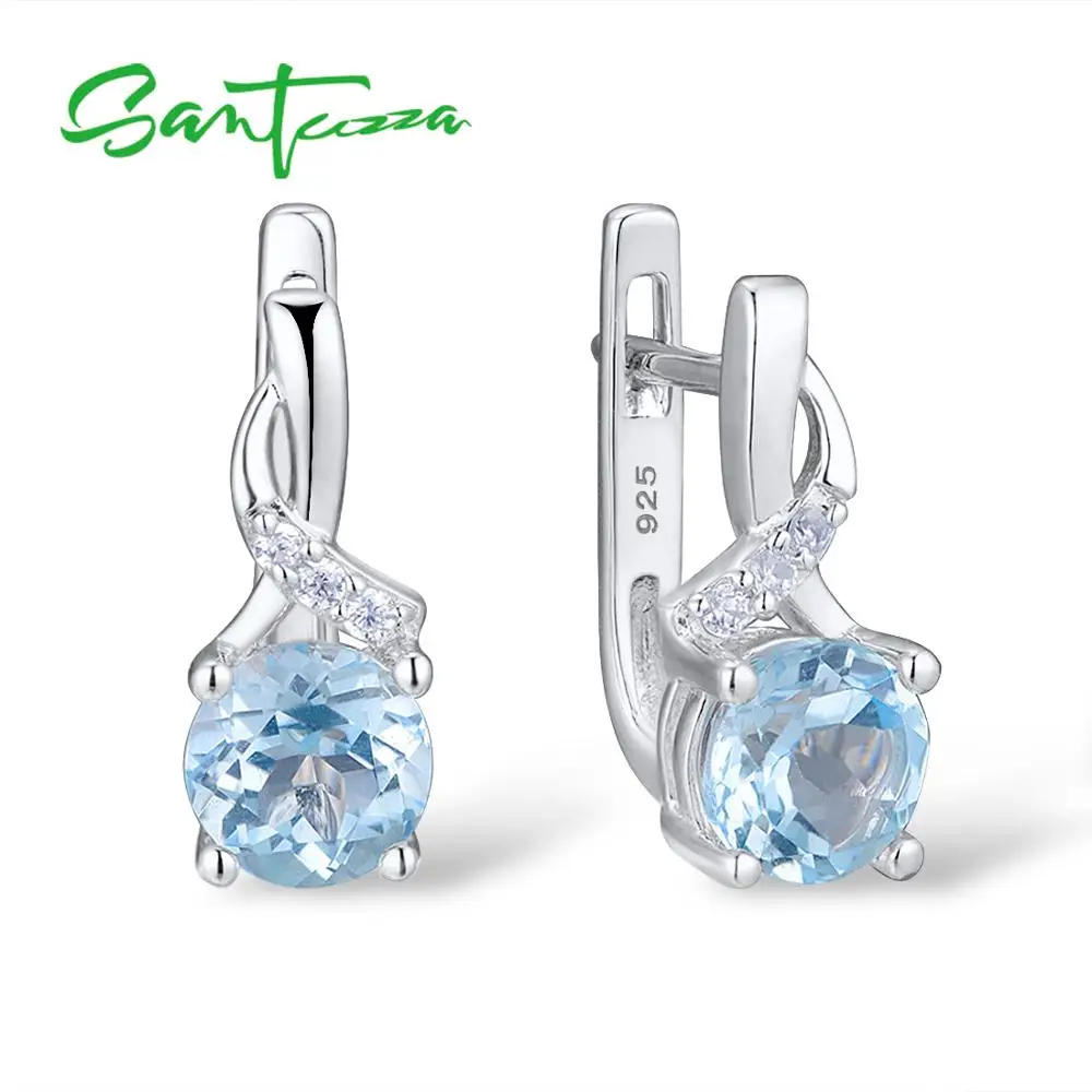 SANTUZZA серебряные серьги для женщин Аутентичные серебро 100% 925 пробы ослепительные