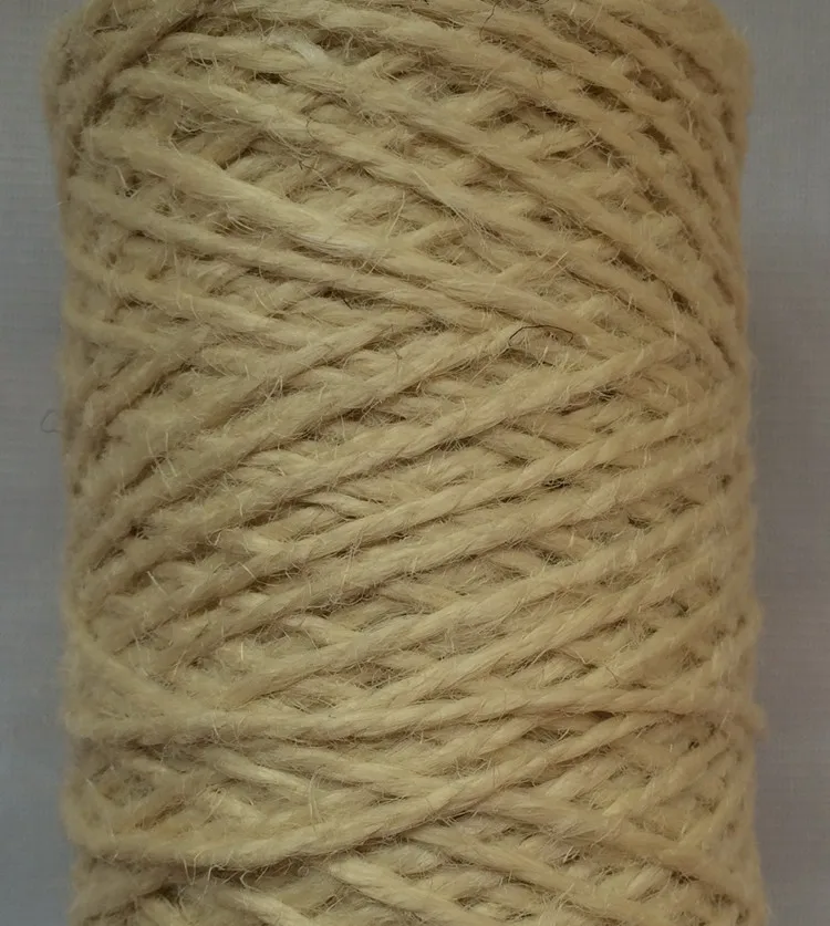 white 1 шт 2ply 1,5 мм(100 м/катушка) цветной джутовый шнур-шпагат DIY декоративный аксессуар ручной работы джутовый канат - Цвет: white
