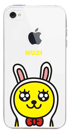 TPU прозрачный телефон чехол для iPhone 6 6s 7 8 plus x 4 5 5se друзья Корея мультфильм