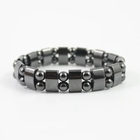 magnetic healthy hematite beads bracelet as birthday gift hb1004