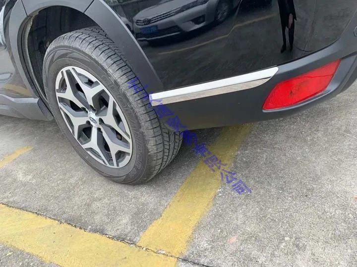 Декорированные аксессуары для Subaru Forester SK 2018 2019 защитная отделка заднего бампера