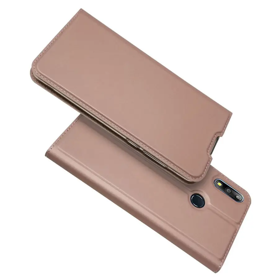 Rose Gold Магнитный кожаный чехол для Asus Zenfone Max Pro M2 ZB631KL ZB633KL чехол s для Asus Zenfone Max M2 ZB633KL откидной Чехол-кошелек для телефона - Цвет: Rose Gold