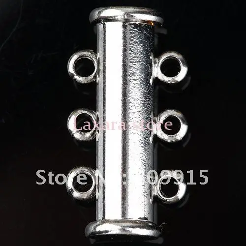 20 шт./лот Никелированная Магнитные Застежки 10 мм 3 Strand BA135 2|magnetic clasps 10mm|magnetic claspsclasp