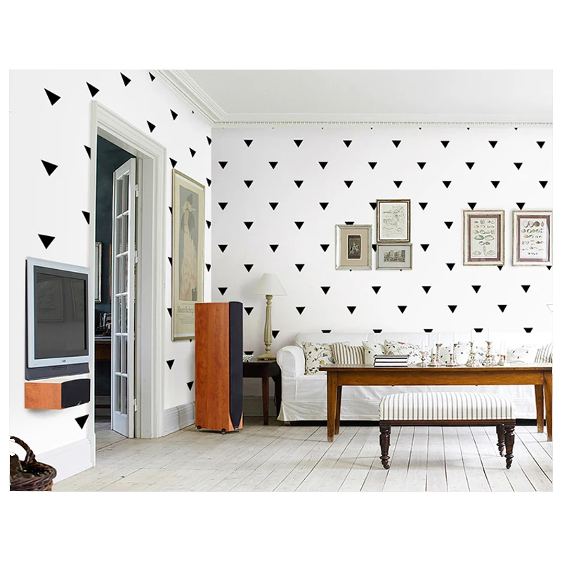 Художественные Современные Простые Настенные обои Tuya с простым рисунком для