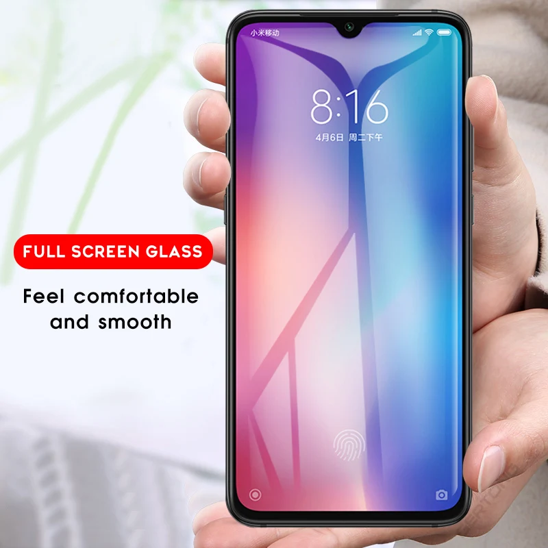 Настоящее 5D изогнутое закаленное стекло для Xiaomi Mi cc9 10 9T Pro 9 SE 8 Lite Mi9 Mi8 11 Explore полное
