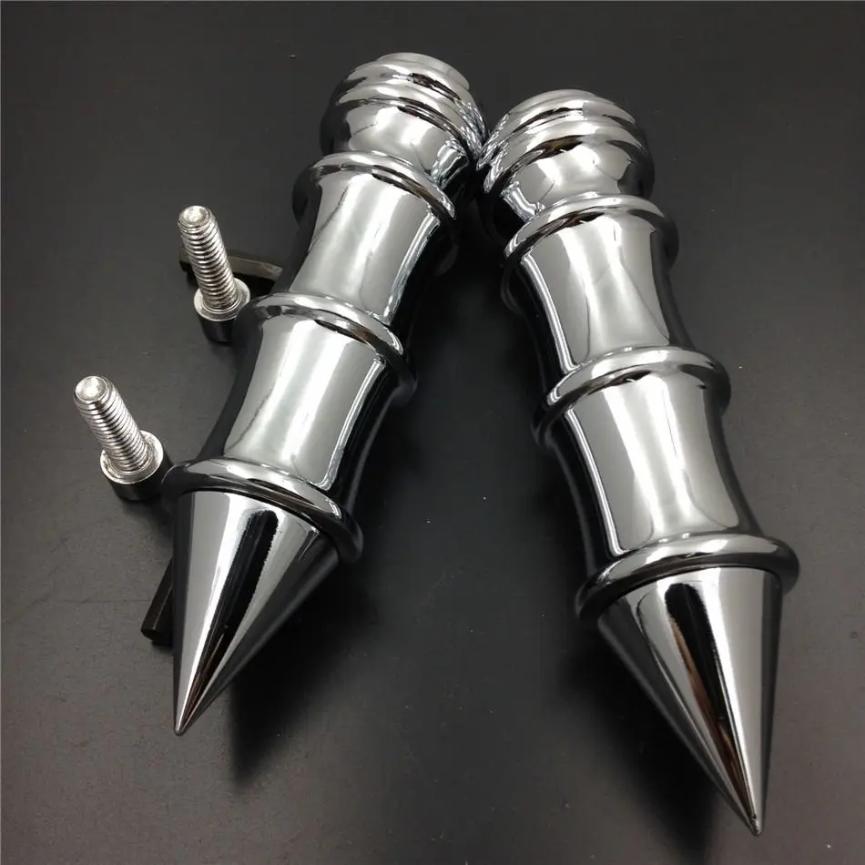 Для Harley Davidson DYNA Sportster Bobber Мотоцикл Chrome Bamboo Стиль Ног Peg подставка для Ног|chrome
