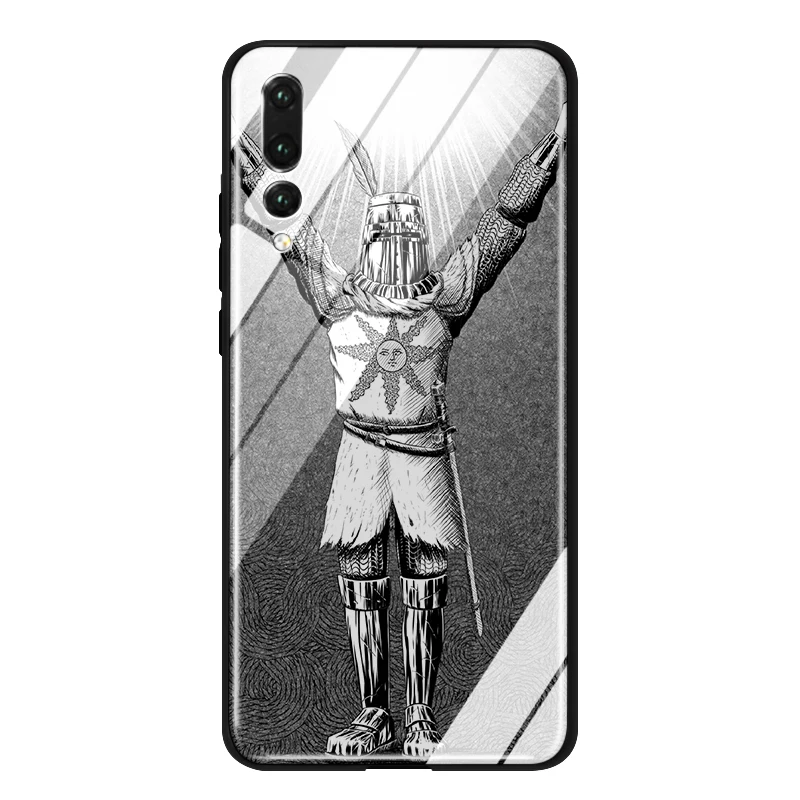 YIMAOC хвалит солнце темные душ стеклянный чехол для huawei Honor mate 7A 8X9 P10 20 30 Y6 Y9 P smart lite Pro - Цвет: TG7