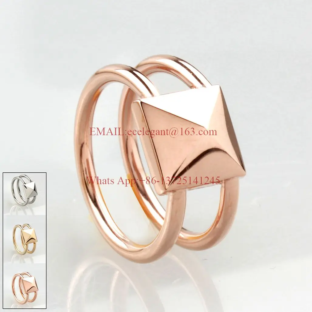 WLR0118 горячие продажа 3 цвета нержавеющей стали повседневная белое золото кольца