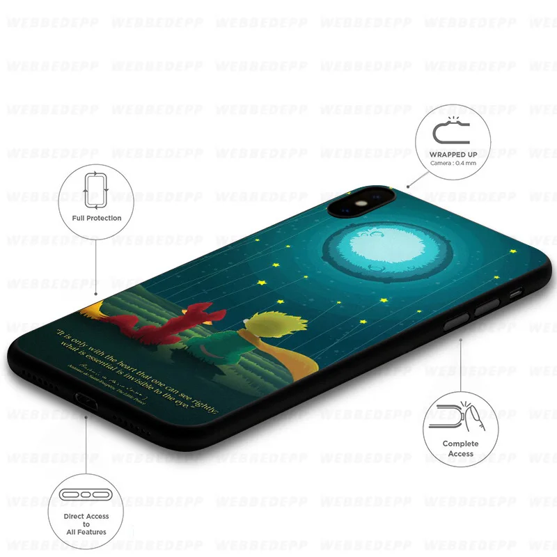WEBBEDEPP Маленький принц мягкий чехол для Huawei Mate Honor 20 6A 7A 7C 7X 8 9 9X 10 View Lite Pro 30 |