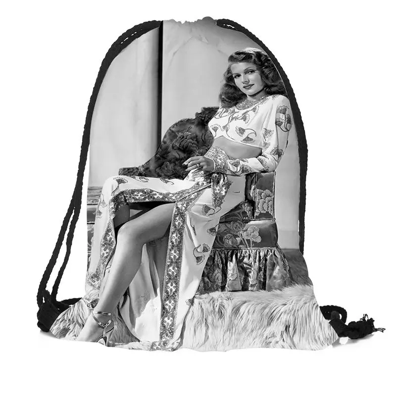 Рюкзак Rita Hayworth с принтом на шнурке дорожные пляжные школьные сумки большая