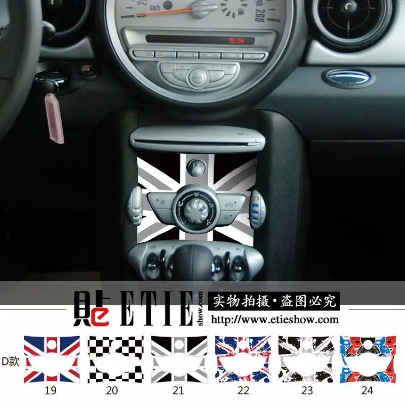 Мини панель управления Юнион Джек виниловые наклейки в форме флага наклейка