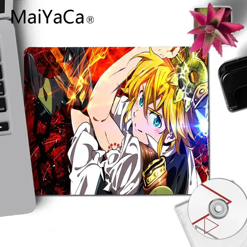 Маленький коврик для мыши MaiYaCa японское аниме Nanatsu No Taizai игровой гладкий письма