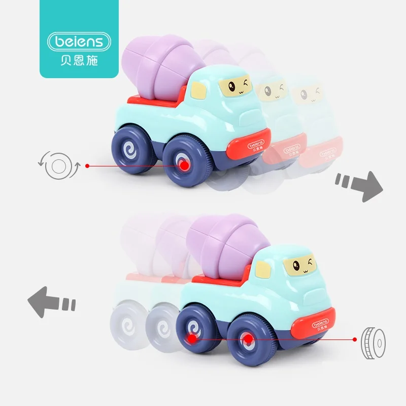 Набор игрушек для детей Beiens игрушечный автомобиль с инерцией из мультфильма