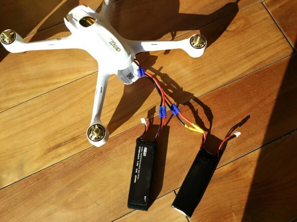 Параллельный кабель батареи Hubsan H501S H502S H502E 13 5 см 16AWG EC2 разъем продлевает время