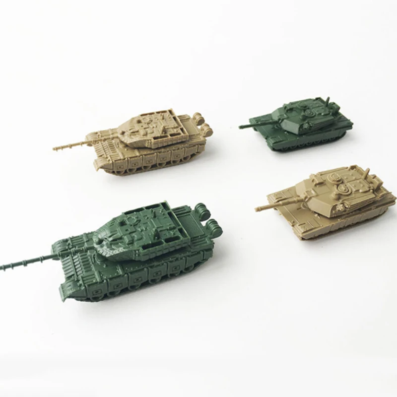 4 шт. набор имитация 4D современный Танк Игрушка Китай 99 США M1A2 1:144 модель тяжелого