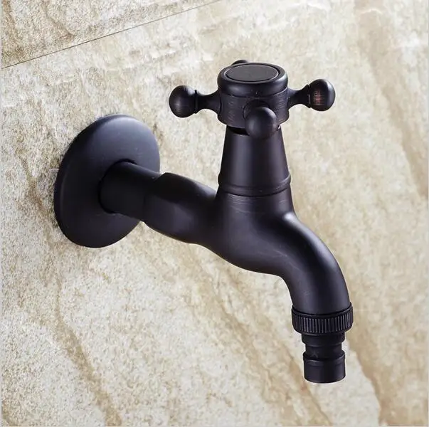 Черный наружный Бронзовый Смеситель садовый кран для ванной стиральная