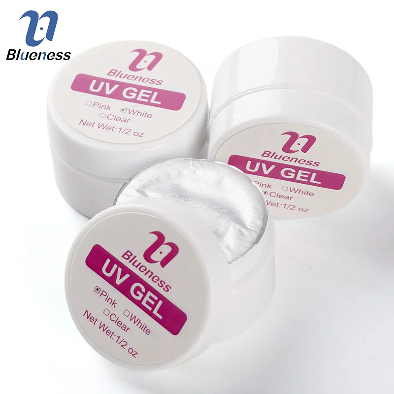 УФ гель для наращивания ногтей 1 шт. гелевые накладные насадки маникюра 3 вида