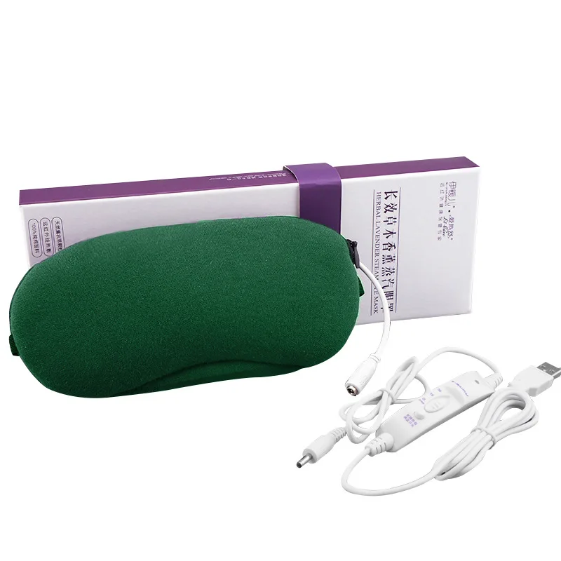 USB нагревательная маска для век Лавандовая сна глаз Releive Compress Eyeshade удаления