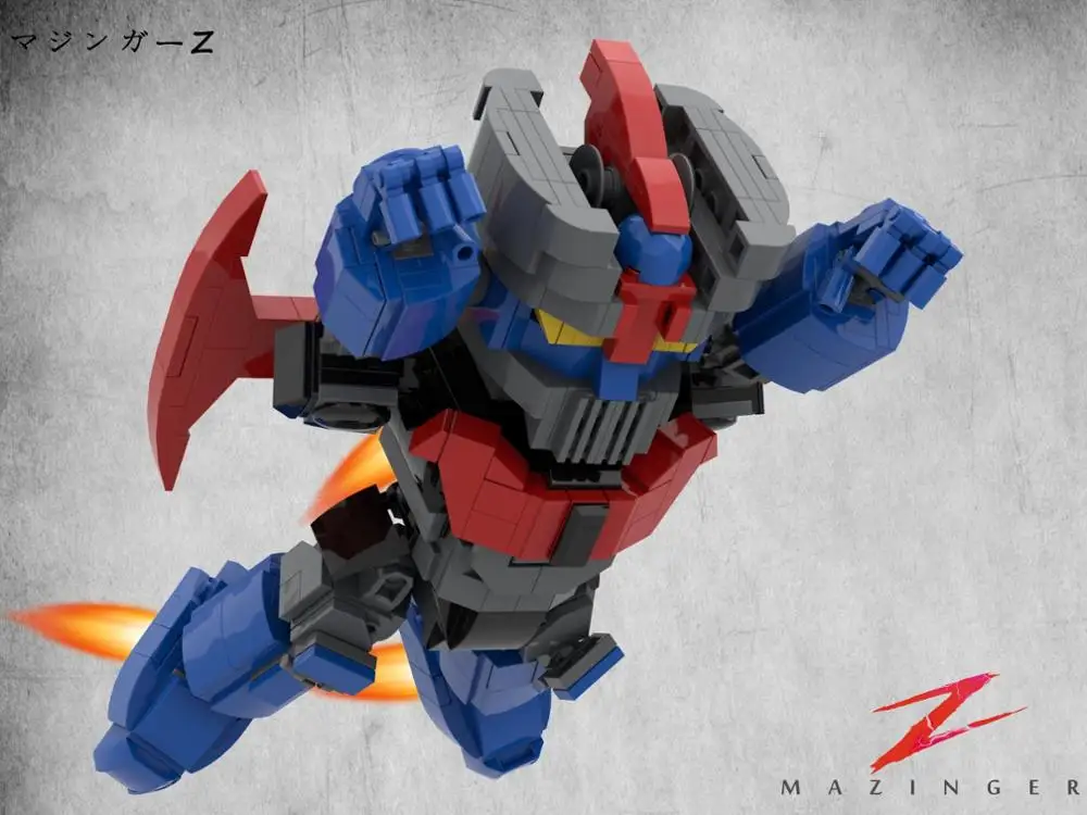 Блоки MOC роботы Mazinger Z Супер робот войны совместимые Legoelys|Игрушечные кубики| |