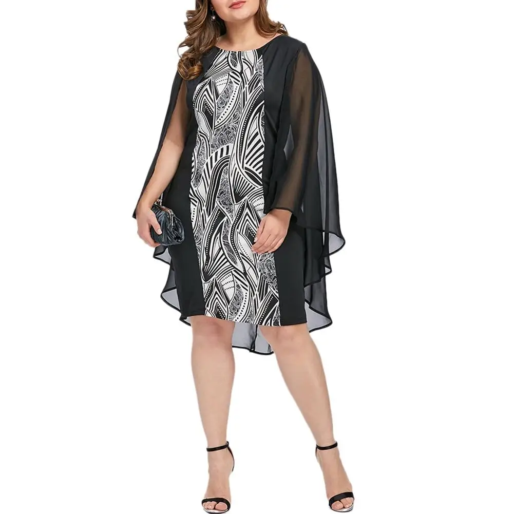 2018 мода в Европе и США большой Размеры кружевное платье кусочкам сексуальное XXXXXL