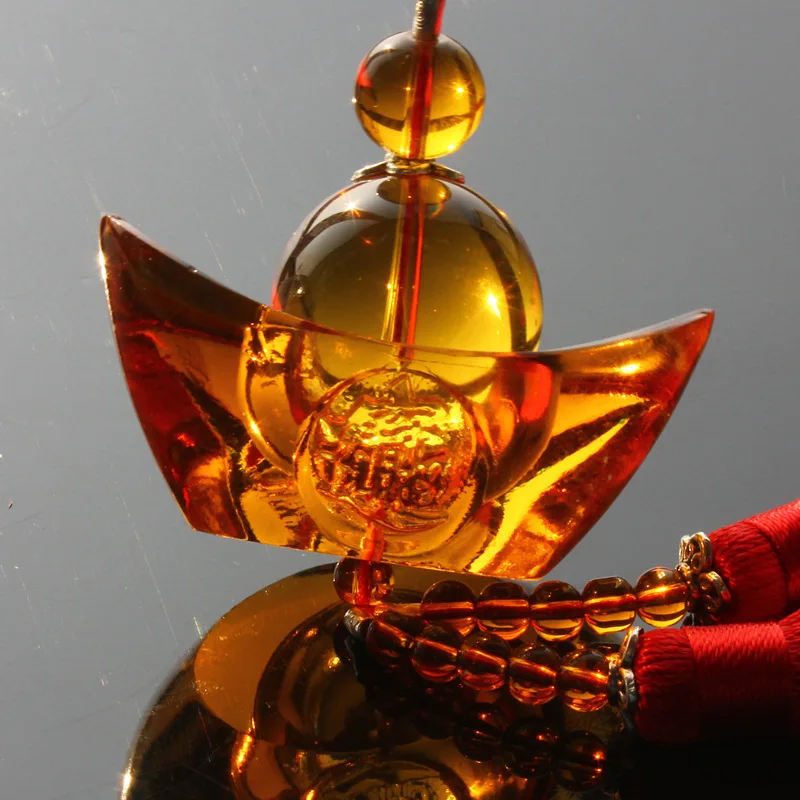 

Spring factory Fortune-class quality glass car hanging perfect workmanship luxury car pendant