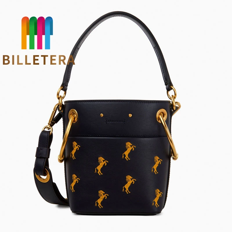 BILLETERA Мини женская сумка мешок с лошадью известный бренд мессенджер через