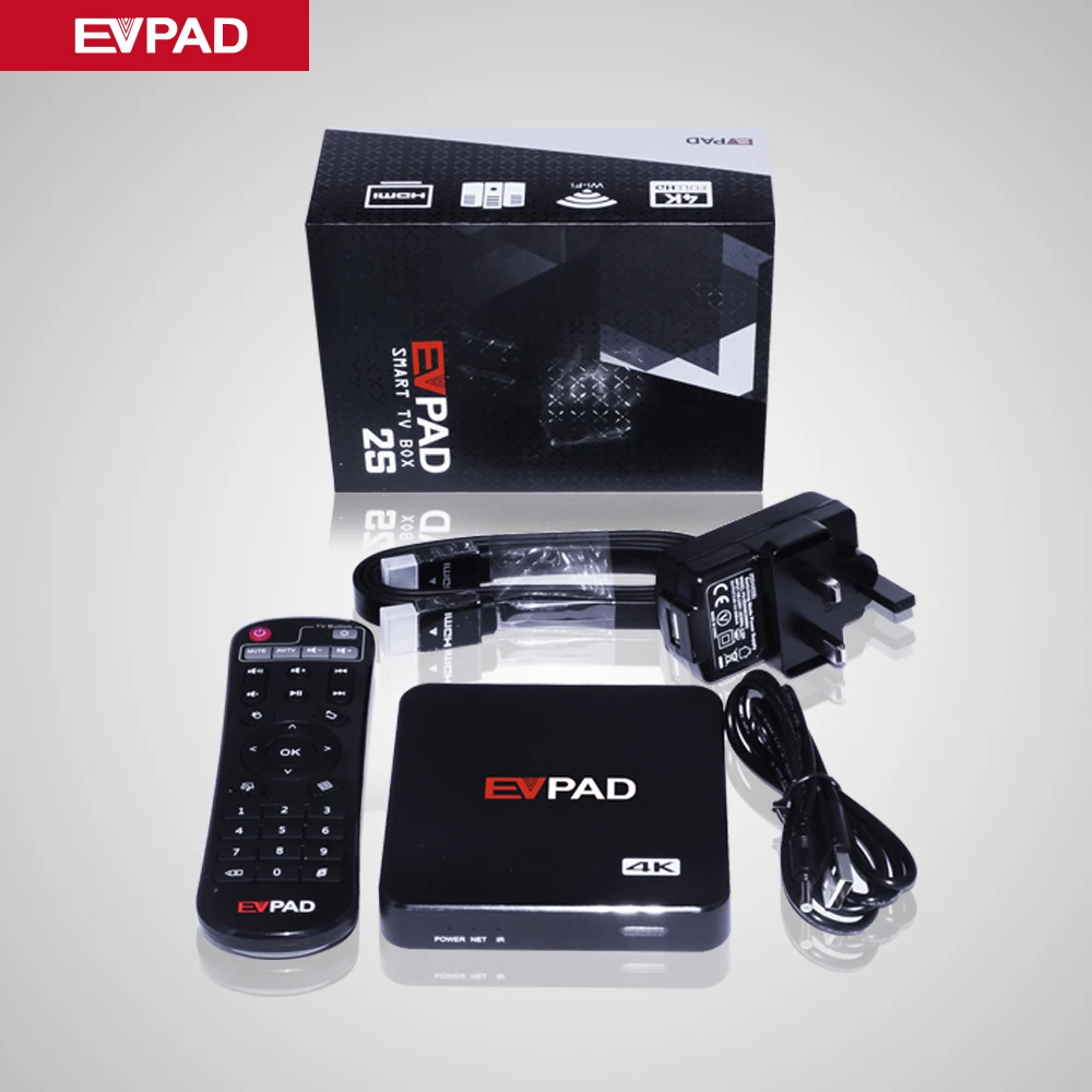 EVPAD IPTV HD Android TV Box С 1000 + Бесплатно Жить Канала Азии Малайзия Китайский Корейский