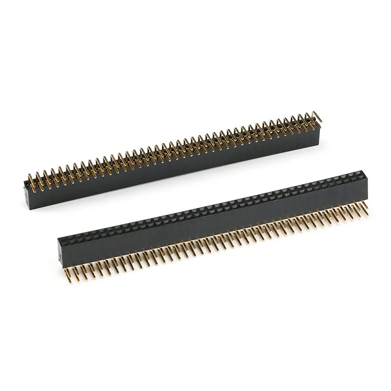 5 шт. 1x40 2x40 Pin 2,54 мм расстояние под прямым углом 90 градусов Один/двухрядный гнездовой разъем прямоугольный разъем