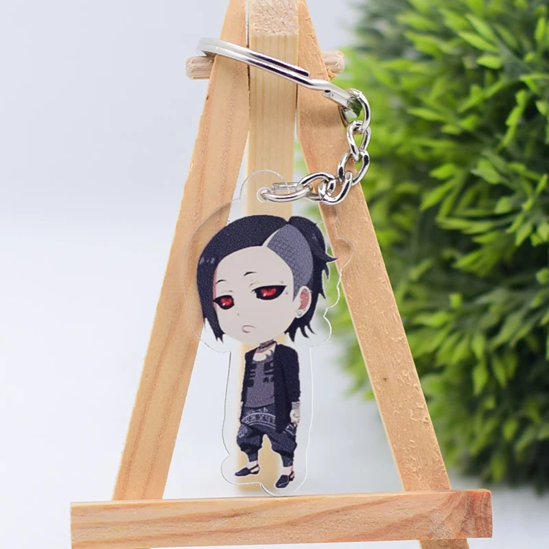Tokyo Ghoul 331 Токийский Гуль брелок двухсторонний брелок акриловый кулон аниме аксессуары мультфильм брелок - Цвет: Tokyo Ghoul 331