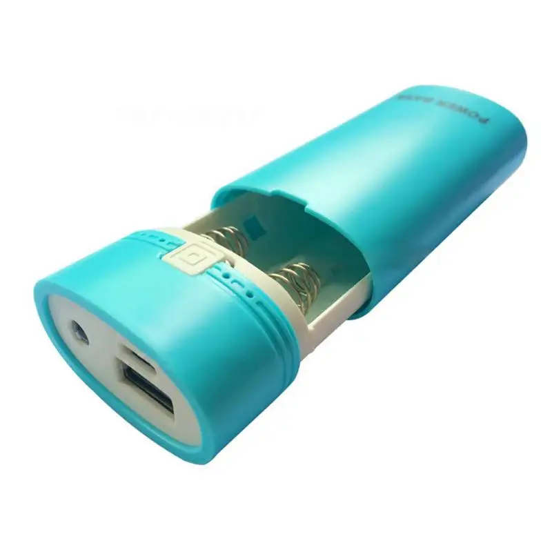 2x18650 Mini USB Port Battery Charger Holder Power Bank Box Shell Case DIY Kit Storage For Smart phone SD |