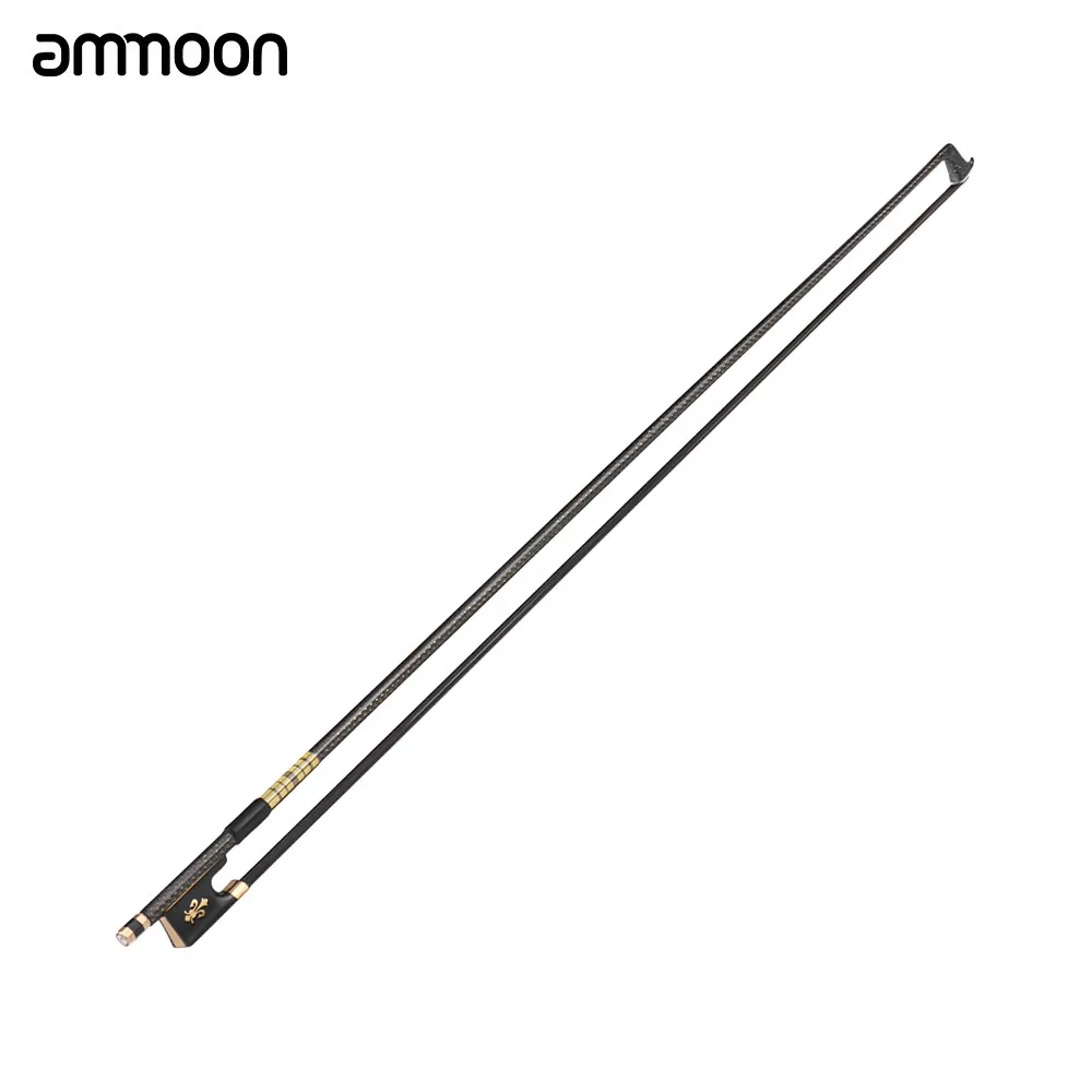 Высококачественная скрипка ammoon 4/4 с бантом хорошо сбалансированное Золотое