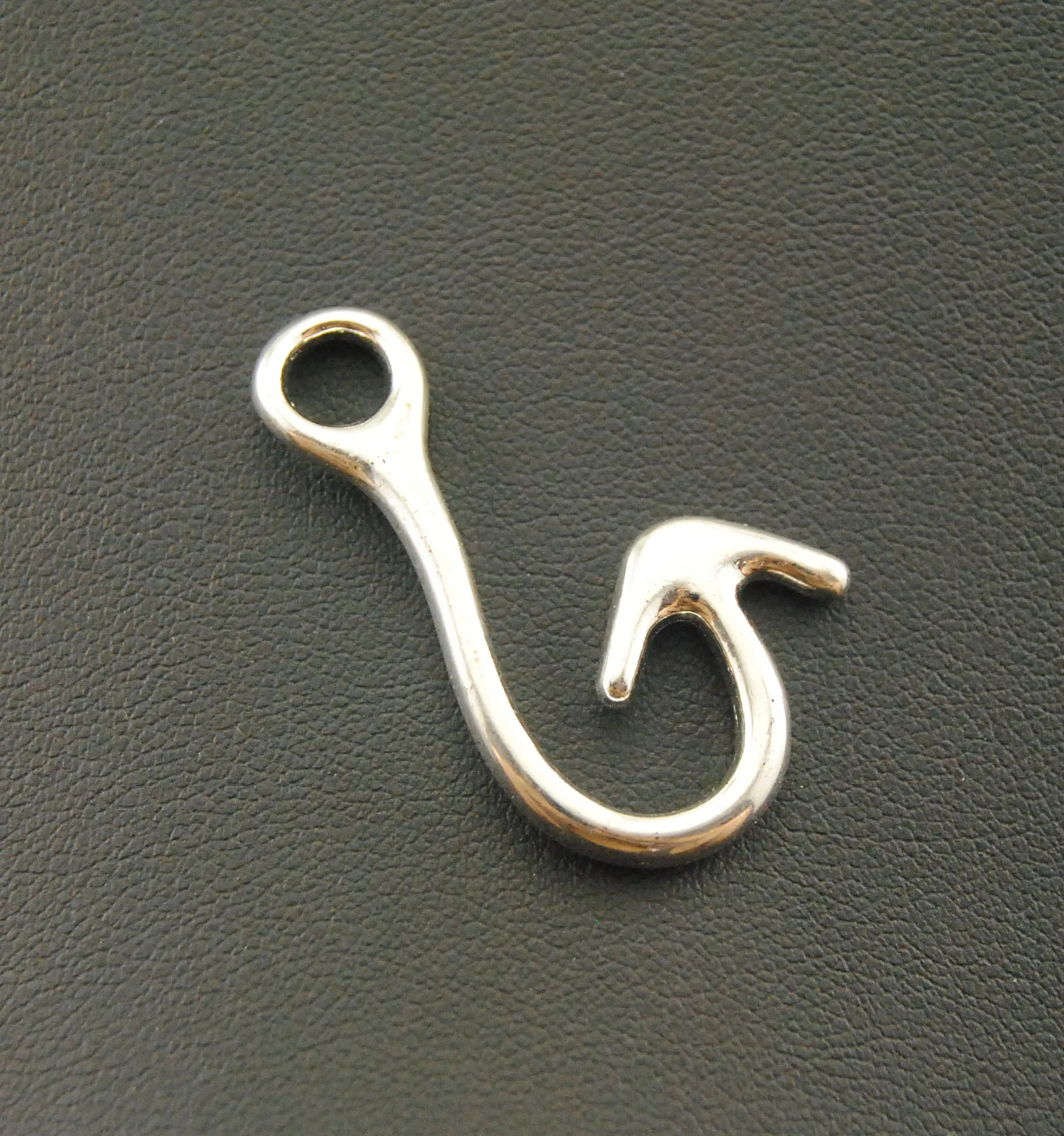 5 шт. Тибетский сплав серебряный цвет крючок для рыбы очаровательный браслет